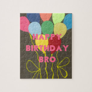 Puzzle Joyeux Anniversaire Frère Art Print