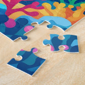 Puzzle Joyeux anniversaire mignon dauphin marin (Côté)