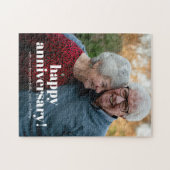 Puzzle Joyeux anniversaire Parents Mariage Keepsaké Photo (Horizontal)