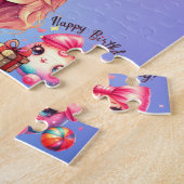 Puzzle Joyeux anniversaire petite fille (Côté)