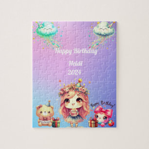 Puzzle Joyeux anniversaire petite fille