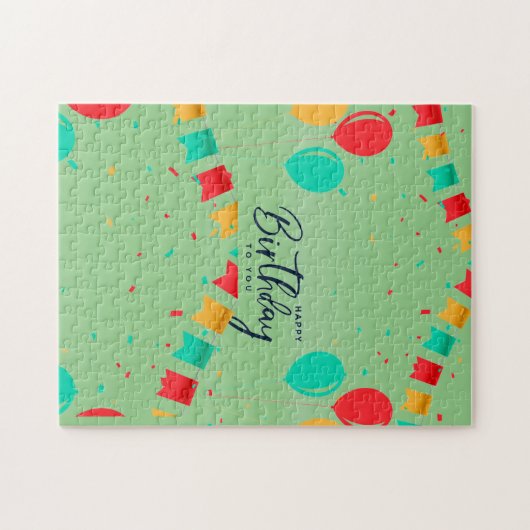 Puzzle Joyeux Anniversaire Pour Vous (Horizontal)