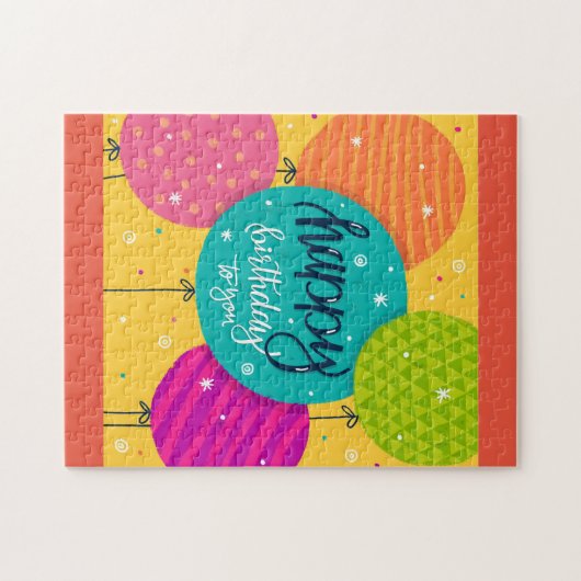 Puzzle Joyeux Anniversaire Pour Vous (Horizontal)