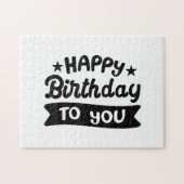 Puzzle Joyeux anniversaire pour vous (Horizontal)
