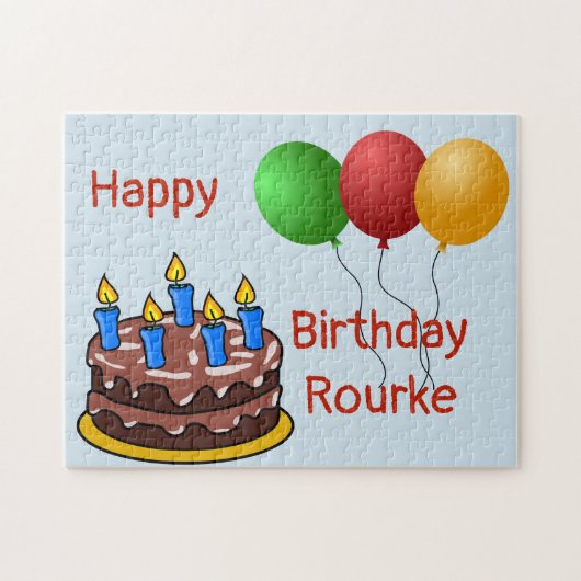 Puzzle Joyeux anniversaire Rourke 2018 (Horizontal)