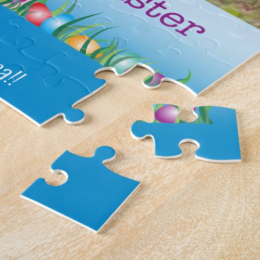 Puzzle Joyeux Bunny de Pâques (Côté)