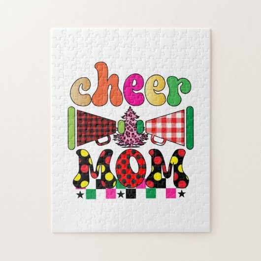 Puzzle Joyeux cadeau de Noël maman (Vertical)