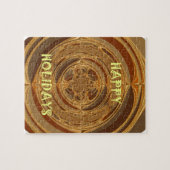 Puzzle Joyeux Cercle de Vacances Art Impression/Design (Horizontal)