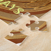 Puzzle Joyeux Cercle de Vacances Art Impression/Design (Côté)