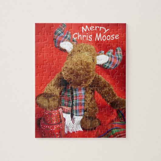 Puzzle Joyeux Chris Moose (Vertical)