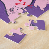 Puzzle Joyeux Cochon rose Sauter Thunder_Cove (Côté)