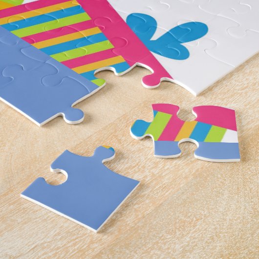 Puzzle Joyeux cupcake d'anniversaire (Côté)