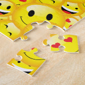Puzzle Joyeux Emoji Jaune Visages souriants Hourdir (Côté)