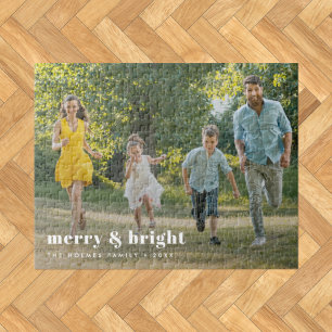 Puzzle Joyeux et lumineux   Style Famille Photo Noël