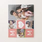 Puzzle Joyeux Fête des Mères Maman, Family Photo Collage (Vertical)