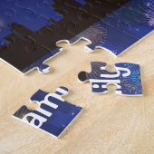 Puzzle Joyeux feu d'artifice du Nouvel An (Côté)