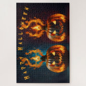 Puzzle Joyeux feu d'Halloween (Vertical)