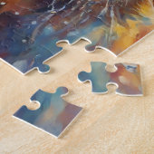 Puzzle Joyeux Golden Retriever Dans L'Eau (Côté)