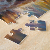 Puzzle Joyeux Golden Retriever Dans L'Eau (Côté)