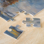 Puzzle Joyeux Golden Retriever Dans L'Eau (Côté)