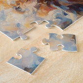 Puzzle Joyeux Golden Retriever Dans L'Eau (Côté)