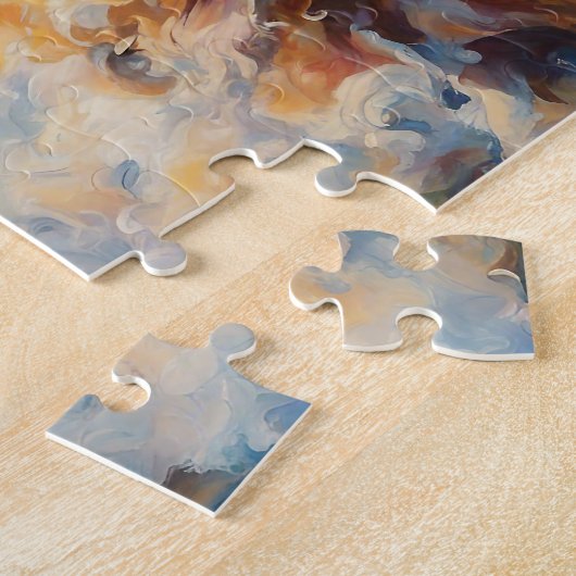 Puzzle Joyeux Golden Retriever Dans L'Eau (Côté)