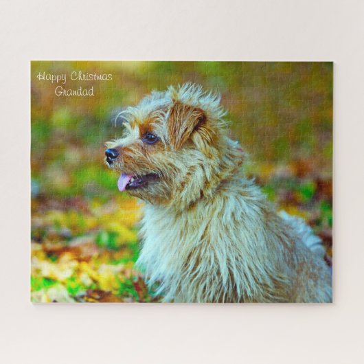 Puzzle Joyeux Grand-Père de Noël. (Horizontal)