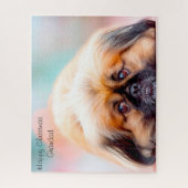 Puzzle Joyeux Grand-Père de Noël. (Vertical)