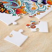 Puzzle joyeux halloween (Côté)