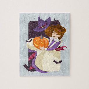Puzzle Joyeux Halloween Alice au pays des merveilles