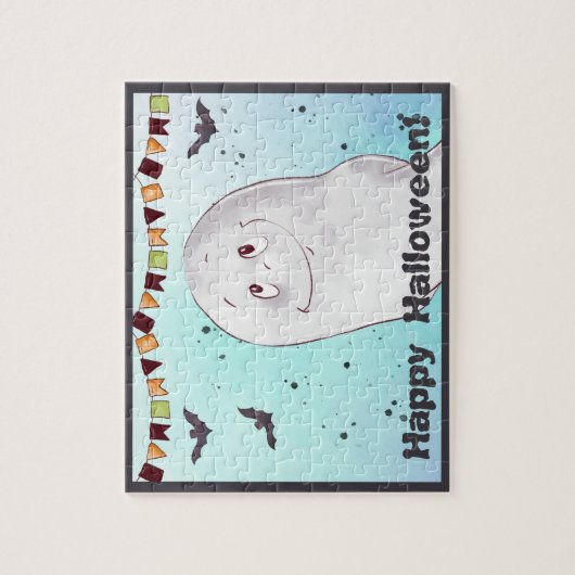 Puzzle Joyeux Halloween Ghost (Vertical)