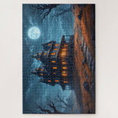 Puzzle Joyeux Halloween | Maison hantée (Vertical)