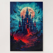 Puzzle Joyeux Halloween | Maison hantée (Vertical)