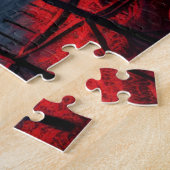 Puzzle Joyeux Halloween Maison Hantée Épouvantable (Côté)
