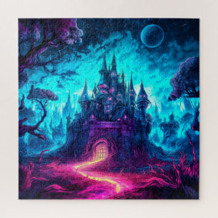 Puzzle Joyeux Halloween Manoir Hanté