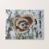 Puzzle Joyeux hiver non ! Chihuahua (Horizontal)
