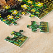 Puzzle Joyeux Jaune Daisy Chipmunk (Côté)