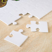 Puzzle Joyeux Leprechaun et Shamrock (Côté)