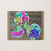 Puzzle Joyeux Lilys peinture acrylique (Horizontal)