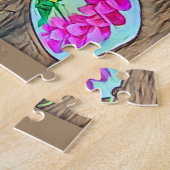 Puzzle Joyeux Lilys peinture acrylique (Côté)