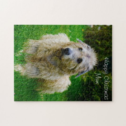 Puzzle Joyeux maman de Noël. (Horizontal)