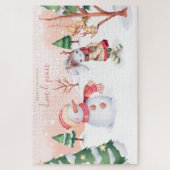 Puzzle Joyeux Noël amour et paix (Vertical)