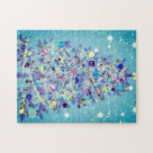 Puzzle Joyeux Noël Arbre de Noël (Horizontal)