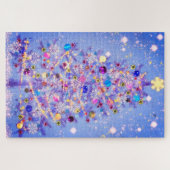 Puzzle Joyeux Noël - Arbre de Noël - Cadeau pour vous (Horizontal)