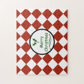Puzzle Joyeux Noël avec motif diamant (Vertical)