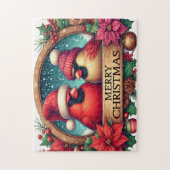 Puzzle Joyeux Noël Cardinaux (Vertical)