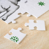 Puzzle Joyeux Noël ! Chiot avec Bell et Ball (Côté)