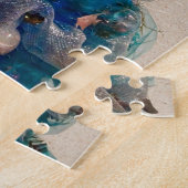 Puzzle Joyeux Noël côtier Plage tropicale Holiday Tree (Côté)