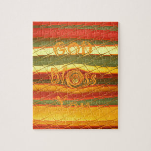 Puzzle Joyeux Noël Dieu Béni Vous Couleurs Design