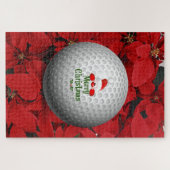 Puzzle Joyeux Noël du Golfing Père Noël (Horizontal)